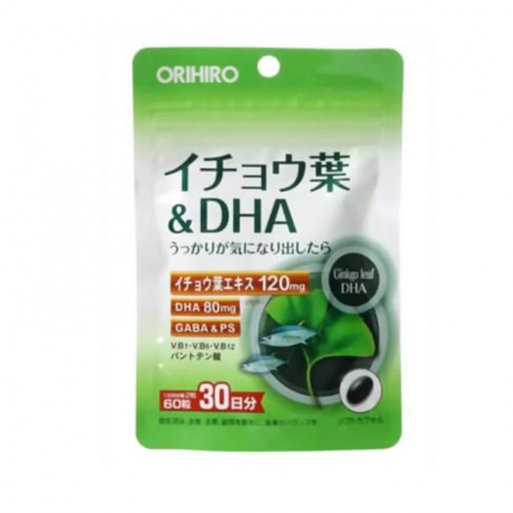 Orihiro PD銀杏葉＆DHA 60粒